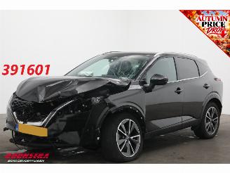 Schadeauto Nissan Qashqai 1.3 MHEV Xtronic Business Executive ACC 360° Navi SHZ LrHZ Leder Memory Apple/Android Clima 2024/2