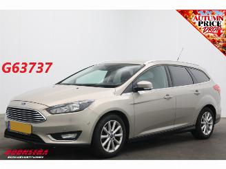 Gebrauchtwagen PKW Ford Focus 1.0 Titanium Edition Cruise Navi Clima SHZ PDC AHK 2015/1