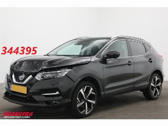 krockskadad bil auto Nissan Qashqai 1.2 Tekna 17" Cruise Navi Clima SHZ Leder 360° PDC 2018/9