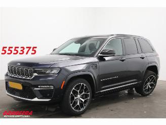 krockskadad bil auto Jeep Grand-cherokee 2.0 Summit Reserve 4xe Pano AHK LrHZ 360° SBL ACC Night Vision 2025/10