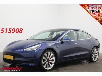 bruktbiler auto Tesla Model 3 Performance AWD 75kWh Fahrbar FSD Pano LED ACC Leder Camera SHZ 2019/9