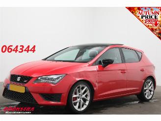 krockskadad bil auto Seat Leon 2.0 TSI Cupra 280 Pano DSG SHZ Cruise PDC Clima Navi LED 2014/11