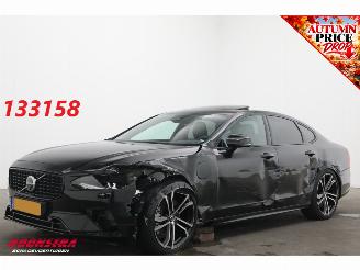 krockskadad bil auto Volvo S-90 2.0 T8 AWD Ultimate Dark Pano LED ACC H/K HUD Memory 360° 2024/12