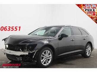 krockskadad bil auto Audi A6 Avant 40 TDI Design Pano LED ACC Memory Leder Camera SHZ 2022/9