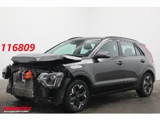 krockskadad bil auto Kia e-Niro DynamicLine 64.8 kWh Camera LED Clima Apple/Android Navi 2024/7