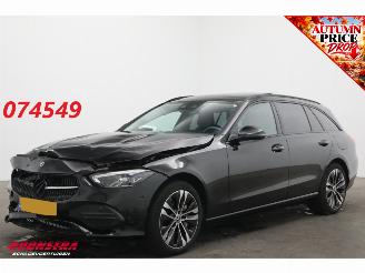 skadebil auto Mercedes C-klasse Estate 300 e Luxury Line Pano ACC Navi Leder Memory SHZ Virtual Apple/Android Camera PDC 2022/9