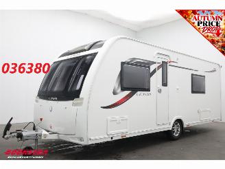 skadebil caravan Lunar  Lexon 540 Fietsendrager Lengtebed Middenkeuken LMV 2017/4