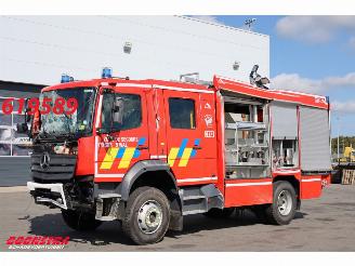 krockskadad bil vrachtwagen Mercedes Atego 1730 AF 4X4 Feuerwehr Ziegler 13.445 km! 2023/11