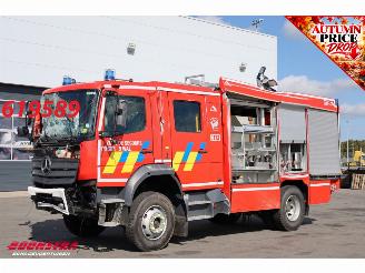 skadebil vrachtwagen Mercedes Atego 1730 AF 4X4 Feuerwehr Ziegler 13.445 km! 2023/11
