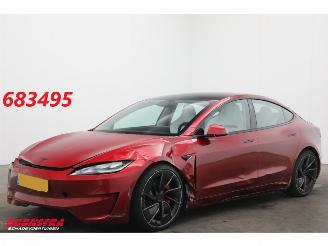 krockskadad bil auto Tesla Model 3 Performance AWD 78 kWh Pano ACC Leder Memory SBL LrHZ 10.789km! 2025/12