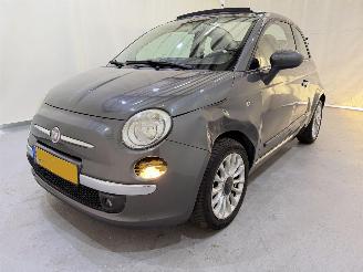 krockskadad bil auto Fiat 500C 0.9 TwinAir Lounge Airco 2012/8