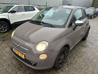 krockskadad bil auto Fiat 500 1.2 Sport 2008/1