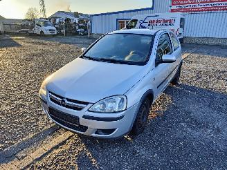 Vrakbiler auto Opel Corsa C 1.0 12V Zilver Z157 Onderdelen F13 Bak 2003/11