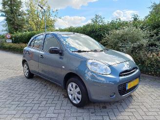 damaged passenger cars Nissan Micra 1.2 Acenta 5drs airco 2012/1