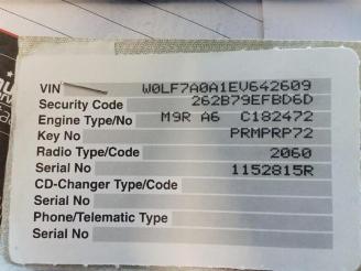 Vrakbiler auto Opel Vivaro Vivaro, Van, 2000 / 2014 2.0 CDTI 2012/5