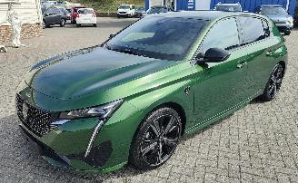 skadebil auto Peugeot 308 Peugeot 308 GT oliven grun /schwartses leder rijdende schade 2022/12