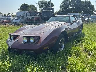 damaged passenger cars Chevrolet Corvette 5.7 V8 TARGA 1978/1