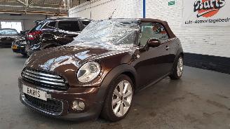 krockskadad bil auto Mini Cooper 1.6 16V COOPER Cabrio  BENZ 1.598CC 90KW 122 PK 2012/2