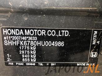 Honda Civic Civic (FK6/7/8/9), Hatchback, 2017 1.0i VTEC Turbo 12V picture 13