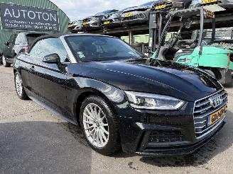 damaged passenger cars Audi A5 2.0 TFSI 185KW Autom. Quattro S-Line Cabriolet Leer Led Xenon 2018/2