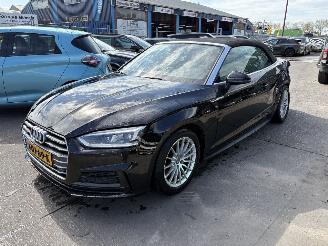 skadebil auto Audi A5 2.0 TFSI 185KW Autom. Quattro S-Line Cabriolet Leer Led Xenon 2018/2