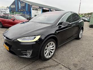 krockskadad bil auto Tesla Model X 100D 307KW Clima Navi Pano AWD NAP 2017/11