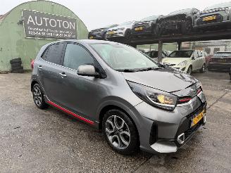 krockskadad bil auto Kia Picanto 1.0 DPI 49KW GT-Line Clima Navi Leer Camera Led Xenon NAP 2021/6