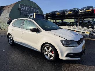 krockskadad bil auto Volkswagen Polo 1.4 GTI 132KW DSG Pano Clima Navi 5-Drs NAP 2010/11