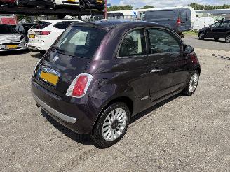 krockskadad bil auto Fiat 500 0.9 Twinair 63KW Pano Airco Lounge NAP 2012/9