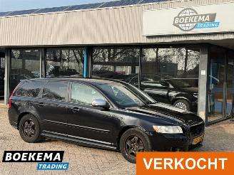 damaged passenger cars Volvo V-50 1.6 D2 S/S Limited Edition Leer Stoelverwarming Clima 2012/3