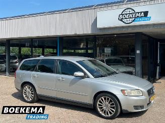 Vrakbiler auto Volvo V-50 1.8 Edition II Leer Climate Cruise PDC 2008/2