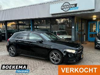 krockskadad bil auto Mercedes A-klasse 180 Business Solution AMG ACC Navigatie Camera Stoelverw Zwarte-Hemel 2019/9