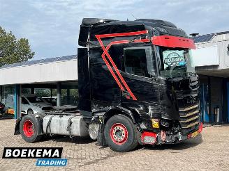 krockskadad bil vrachtwagen DAF XG 480 FT 4X2 Camera ACC Euro6E Koelkast Standairco 2022/7