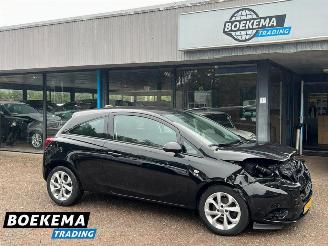 krockskadad bil auto Opel Corsa 1.0 Turbo 120 Jaar Edition Navi Camera Clima Cruise Stoelverw. 2019/7
