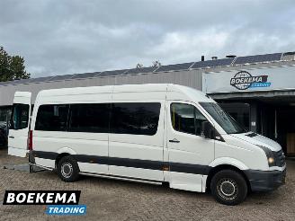 krockskadad bil bedrijf Volkswagen Crafter 35 2.0 TDI L3H2 Rolstoellift Airco 9-Persoons 6-Hand 2013/3