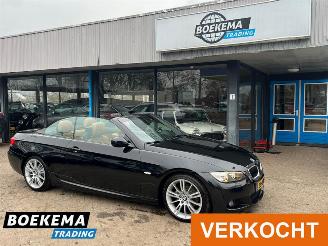 krockskadad bil auto BMW 3-serie 320d Cabrio M-Sport Leer Stoelverwarming Navigatie 2010/1