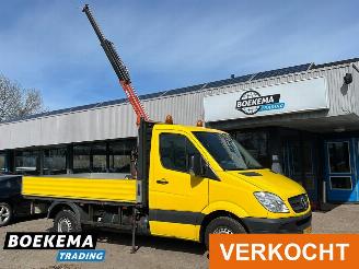 skadebil bedrijf Mercedes Sprinter 316 Benzine! Palfinger Kraan Airco Automaat Open-Laadbak 2011/3
