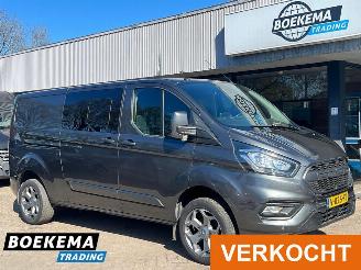 skadebil bedrijf Ford Transit Custom 320 2.0 TDCI 170PK L2 Limited DoKa 6-Persoons Automaat 2xSchuifdeur 2018/5