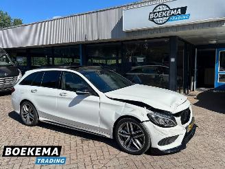 uszkodzony samochody osobowe Mercedes C-klasse 250 CDI 4MATIC Edition 1 AMG Panorama Burmester Luft 360-Camera 2016/11
