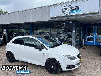 krockskadad bil auto Seat Ibiza SC 1.6 Sport 105pk Climate Stoelverw Cruise 2010/1