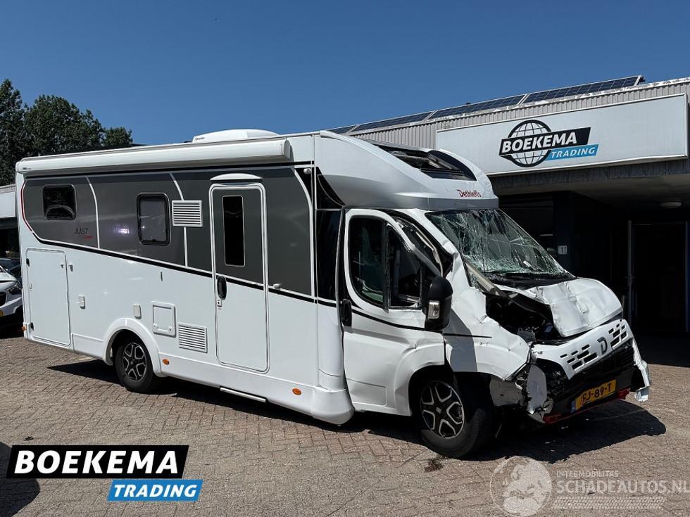 Dethleffs  JUST T 7052 140PK Automaat Garage Enkele-Bedden Dakairco Luifel Zonnepaneel