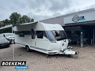 krockskadad bil caravan Hobby  540 WLU Excelent Enkele Bedden Airco Mover Luivel 2021/3
