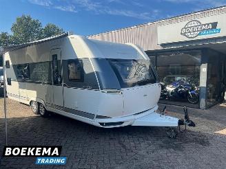 krockskadad bil caravan Hobby  650 KFU Prestige Stapelbed Mover Luifel 2019/9