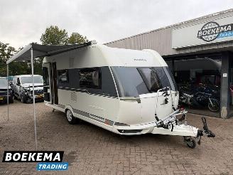 skadebil caravan Hobby  De Luxe 495UL Luifel Mover Enkele bedden 2020/11