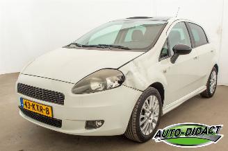 damaged passenger cars Fiat Grande Punto 1.4 Elek dak NeroBianco 2009/12