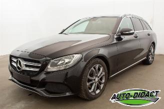 krockskadad bil auto Mercedes C-klasse C200 Clima Navi Halfleder 2014/12