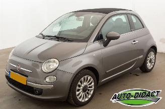 krockskadad bil auto Fiat 500C 0.9 TwinAir Airco Lounge 2013/5