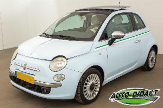 skadebil auto Fiat 500 1.2 Airco Open Pano 2010/1