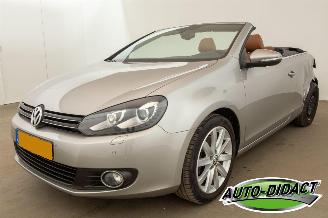 krockskadad bil auto Volkswagen Golf Cabrio 1.4 TSI Automaat 83.241 km NAP Clima Navi 2013/3