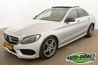 krockskadad bil auto Mercedes C-klasse 200 CDI Navi Pano Leder Premium Plus 2017/12
